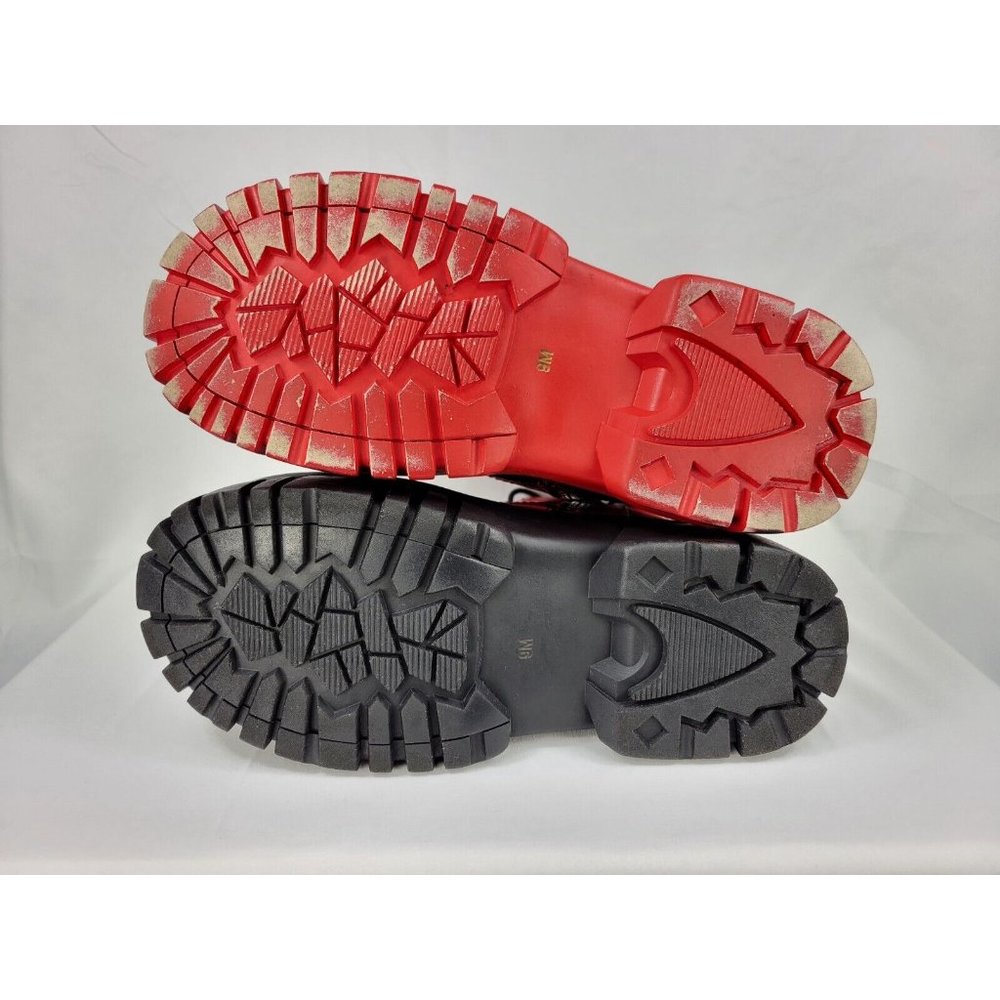 Current Mood x Dolls Kill Mid Calf Platform Goth Rave Boots Womens 9 M CM21-367 - Picture 10 of 10